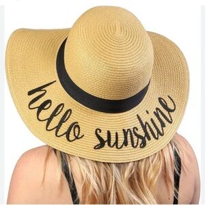 Brook + Bay paper sunhat hello sunshine one size fits‎ most